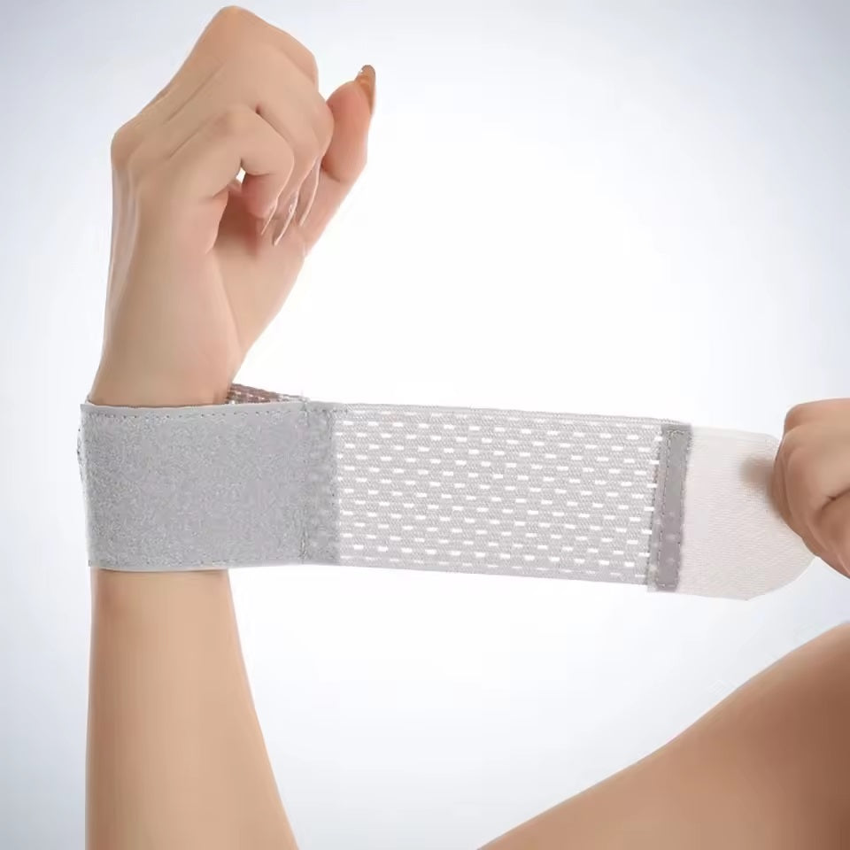 Curvear Wrist Support Brace - Wrist Brace Breathable Wrist Guards Sports Wrist Brace for Men and Women, Sports Wrist Brace for Carpal Tunnel, Portable Wrist Protector 1 Pair