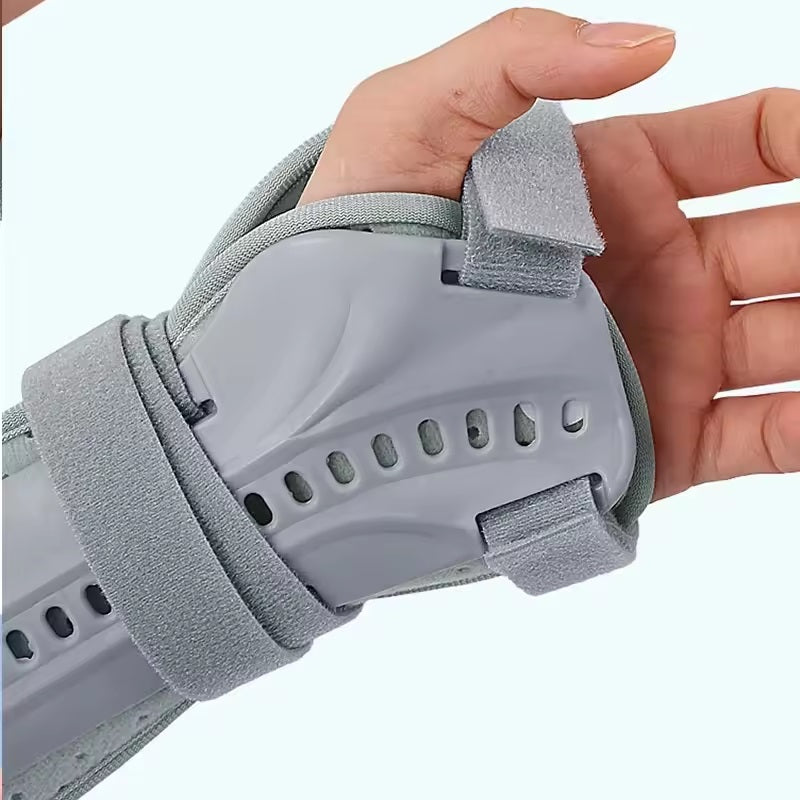 Curvear Hand Fracture Fixation Brace, Wrist & Forearm Support, Breathable Material, Night Immobilizer, for Carpal Tunnel Syndrome, Forearm or Wrist Tendonitis Pain Treatment