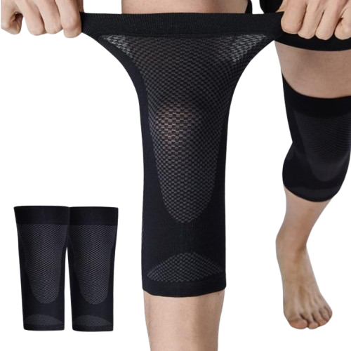 Curvear Ultra Thin Knee Support Pads for Men Women Sports Brace Running Knee Pads Arthritis Injury Protection Summer 1 Pair