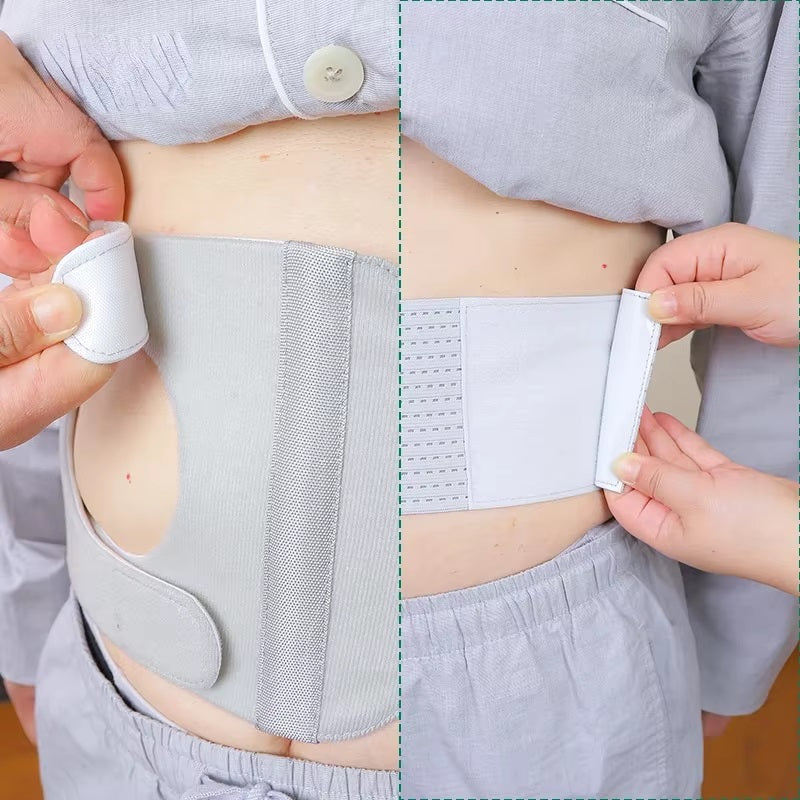 Curvear Elastic Stoma Back Belly Support Band with Adjustable Pocket & Abdominal Strap for Comfortable, Secure Support