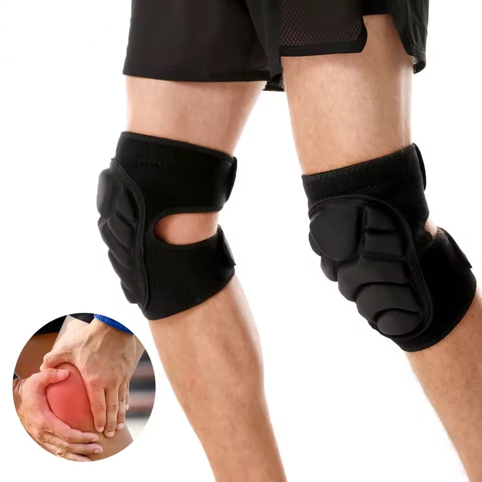 Curvear Soft Flexible Non-Slip Knee Pads for Bike, Motorcycle, Basketball, Football, Gym, Sports - Ultimate Comfort and Protection