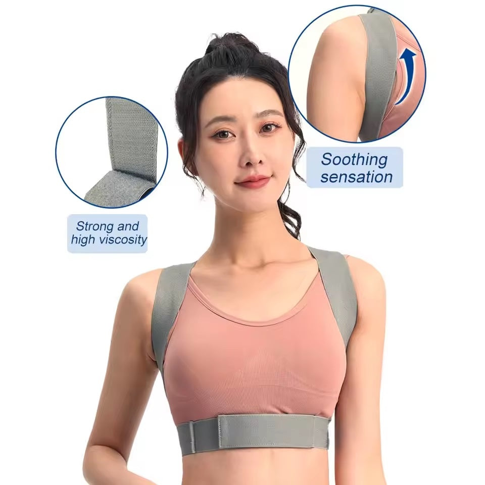 Curvear Spine Support Strap, Clavicle Support, Back Support, Upper Back Support, Sports Neck Brace, Lumbar Trainer, Straight Belt