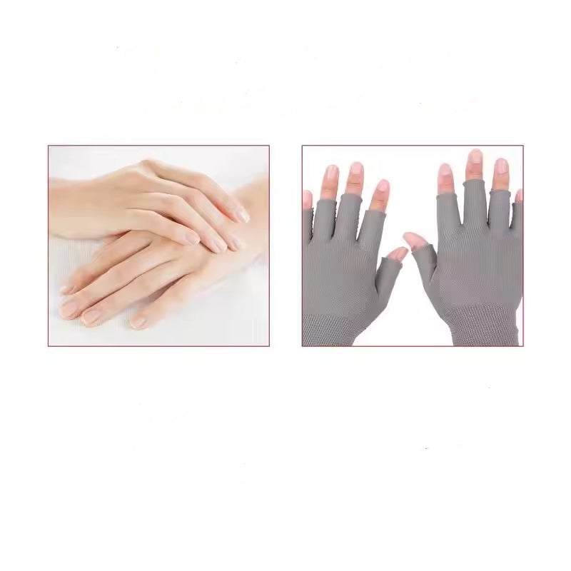 Curvear Arthritis Compression Gloves for Hand, Wrist & Thumb – Fingerless Design for Pain Relief and Support 1 Pair