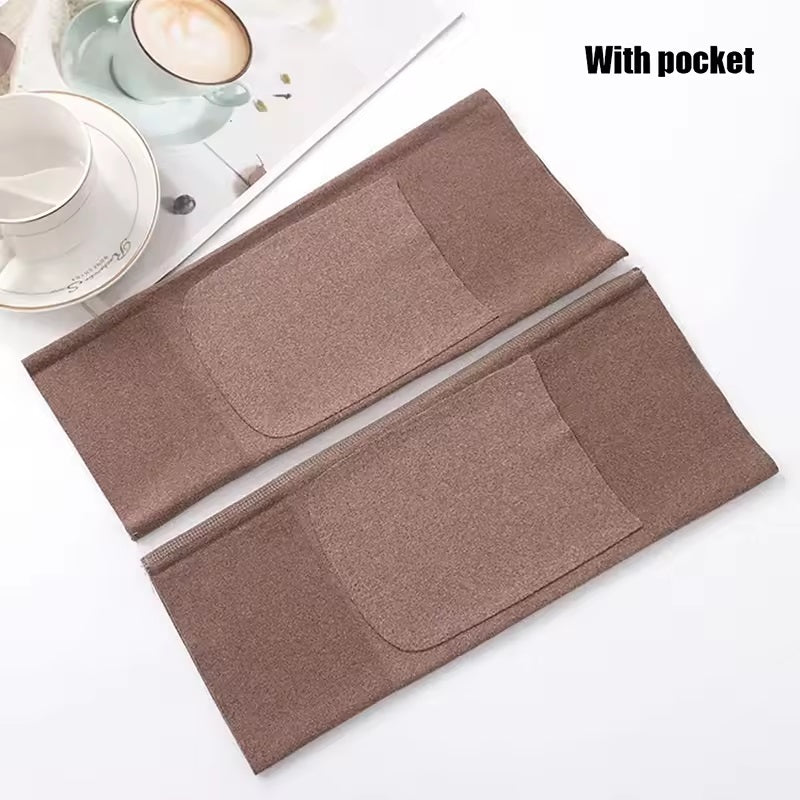 Curvear 1 Pair Winter Warm Knee Pads for Women Men Knee Protector for Cold Legs Running