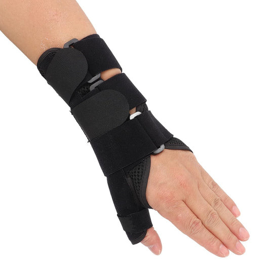 Curvear Thumb Wrist Brace, Thumb Wrist Splint Adjustable Breathable Ergonomic Thumb Wrist Splint Support for Tendon Sheath Injury Fixation, Tendonitis, Joint Sprain