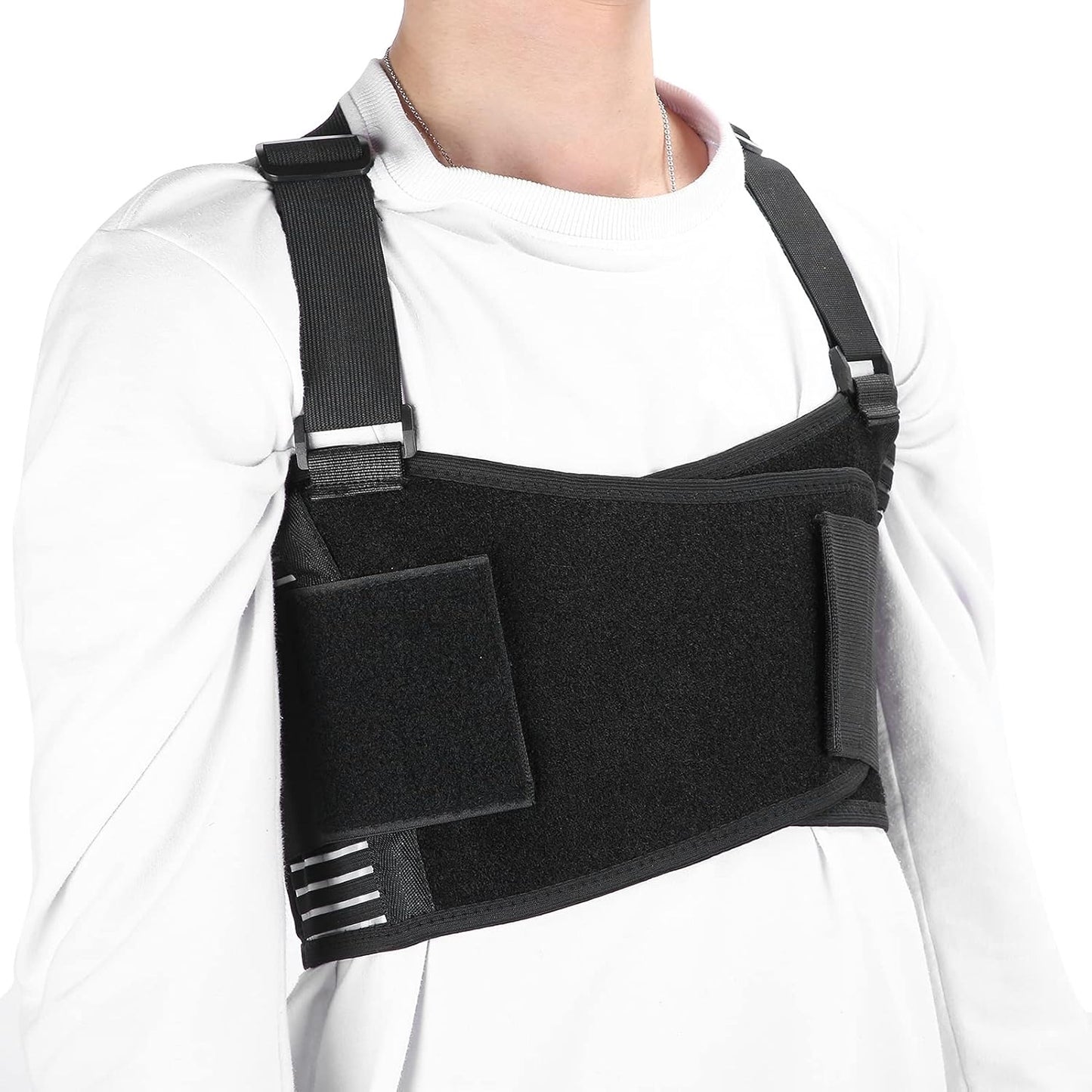 Curvear Breathable Adjustable Chest Support, Ribbed Fracture Support Brace, Chest Lumbar Protector, Strap Belt, Lumbar Protector