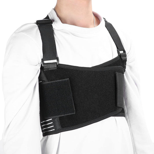 Curvear Breathable Adjustable Chest Support, Ribbed Fracture Support Brace, Chest Lumbar Protector, Strap Belt, Lumbar Protector