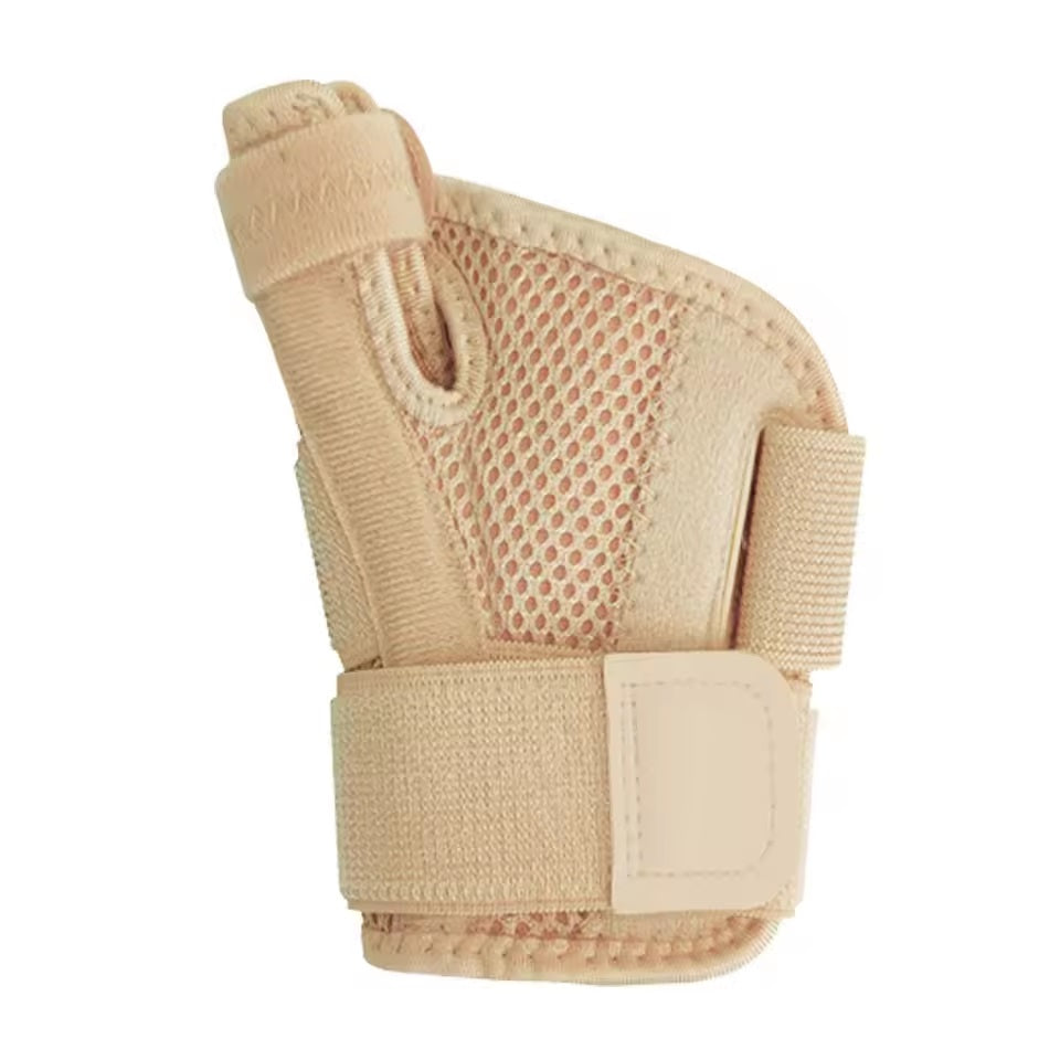 Curvear Flexible Wrist Thumb Support Brace, Tendonitis Splint, Arthly Thumb Protector, Fits Right Hand and Stores Hand, 1PC