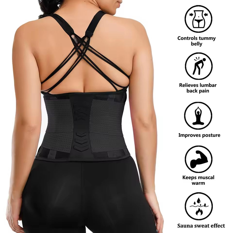 Curvear Women's Slimming Belt, Unisex Sport Corset, Workout, Gym, Underbust Control Back Brace