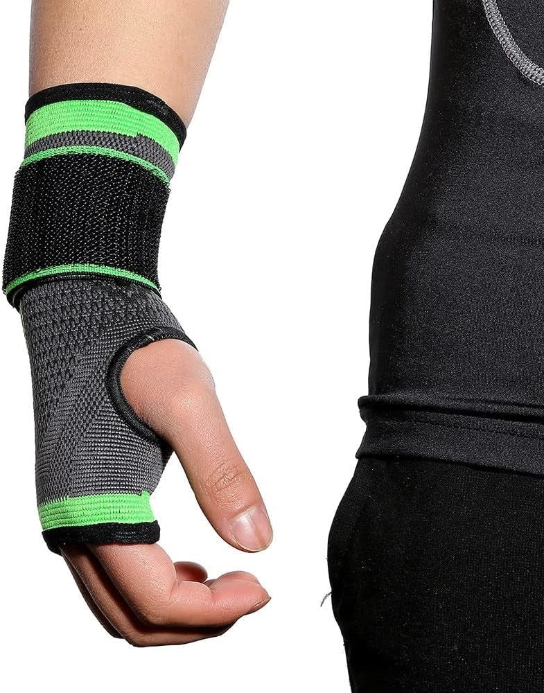 Curvear Adjustable Elastic Artificial Wrist Support, Hand Bandage, Outdoor Wristband, Elastic Bug Support, Hand Protector, Round Carpal Tunnel, 1 Piece
