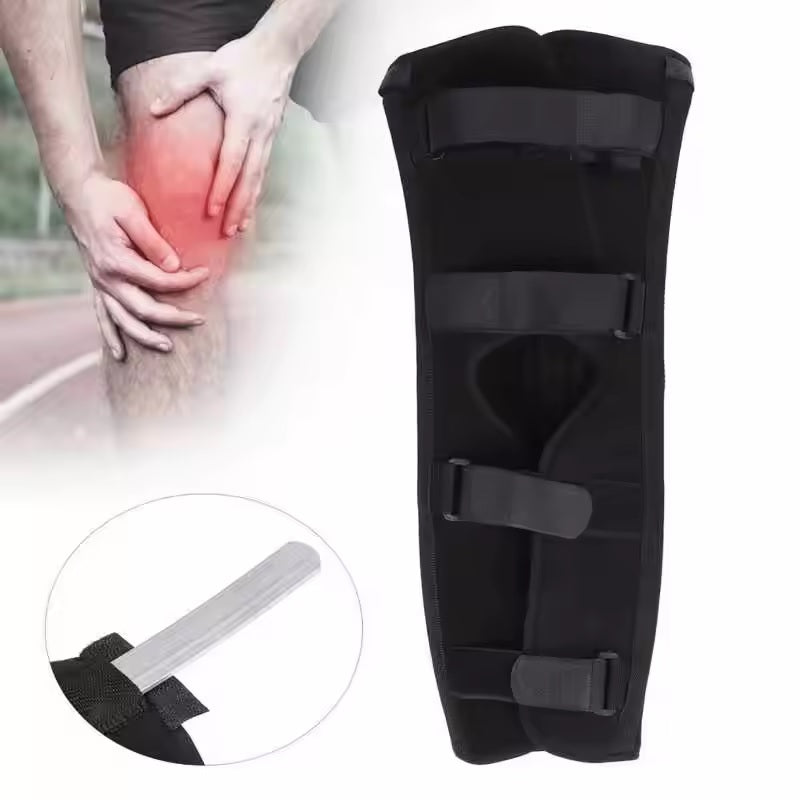 Curvear Adjustable Knee Brace, Bath Immobilizer, Comfortable Support, Practical Brace with Four Adjustable Straps