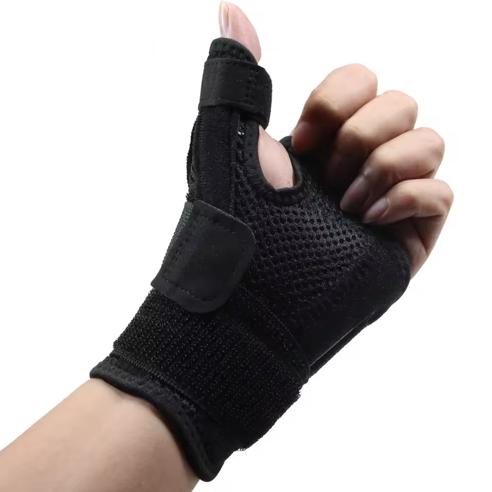 Curvear Flexible Wrist Thumb Support Brace, Tendonitis Splint, Arthly Thumb Protector, Fits Right Hand and Stores Hand, 1PC