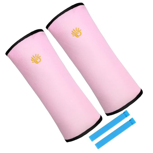 CUURVEAR Universal Car Seat Belt Cover Shoulder Cushion For Kids Adults Travel Pillow Safety Belt Cover Neck Protection Pad Accessories. 2 piece