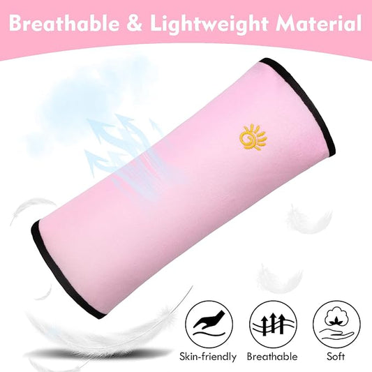 CUURVEAR Universal Car Seat Belt Cover Shoulder Cushion For Kids Adults Travel Pillow Safety Belt Cover Neck Protection Pad Accessories. 2 piece