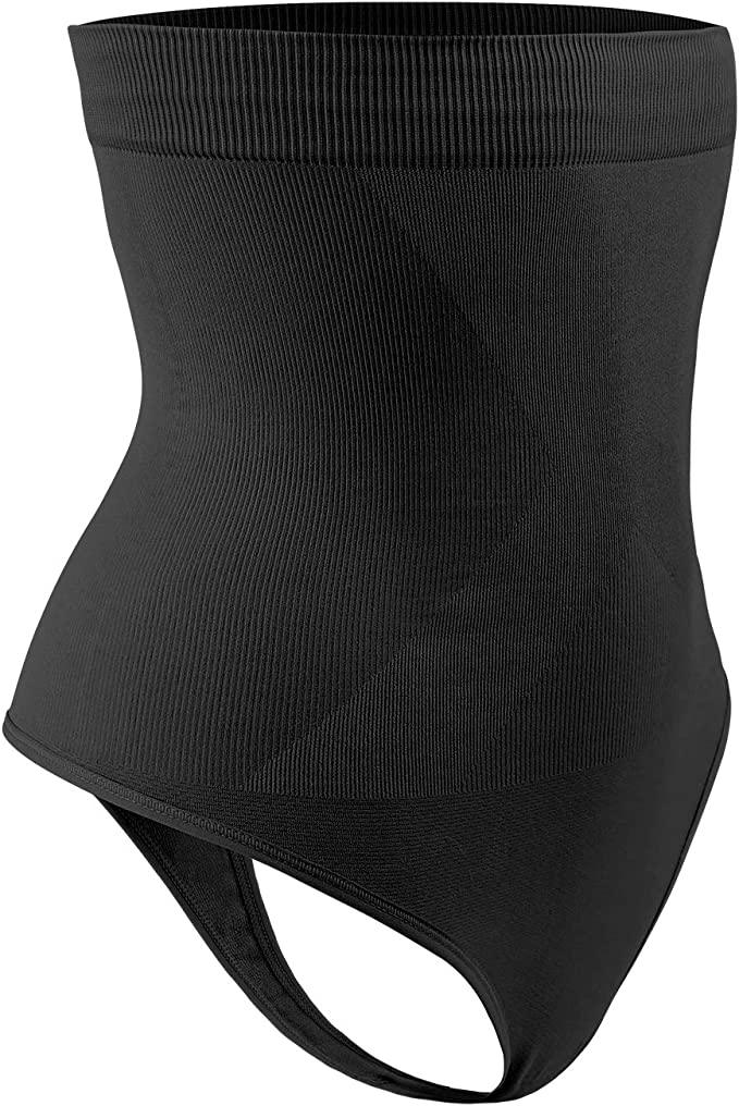 Curvear®️Women's High Waist Seamless Body Shaper Briefs Firm Control Belly Thong Shapewear Panties Girdle Underwear