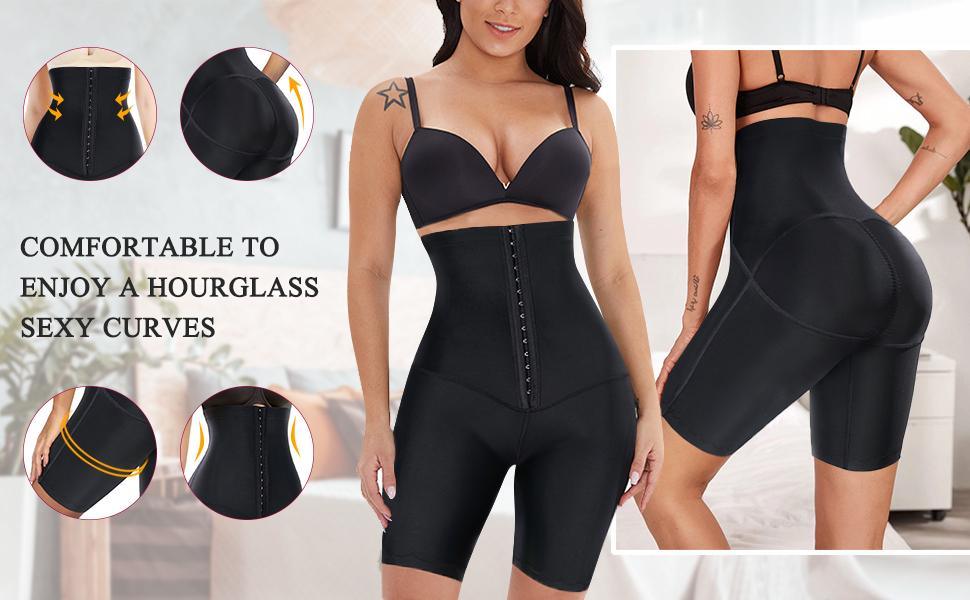 Curvear®️ Waist Trainer Butt Lifter Shapewear Tummy Control Panties High Waist Shorts Slimming Body Shaper Cincher Girdles