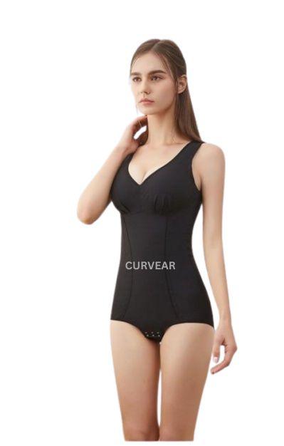 Curvear ®️ women Bodysuit for Seamless Shapewear Lace Body Shaper Firm Butt Lifter Bodysuit Smoothing Shapewear Slip Short