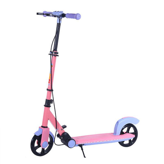 Curvear®️Scooter for kids over 6,teens and adults ,foldable kick scooter with wheels, anti-slip deck & adjustable height