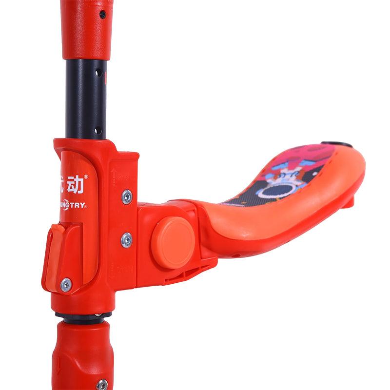 CURVEAR®️3 In 1 Kid Adjustable Kick Scooter Foldable Seat Flashing 3 wheels Step Scooters Children City Roller Skateboard Gifts For Kids