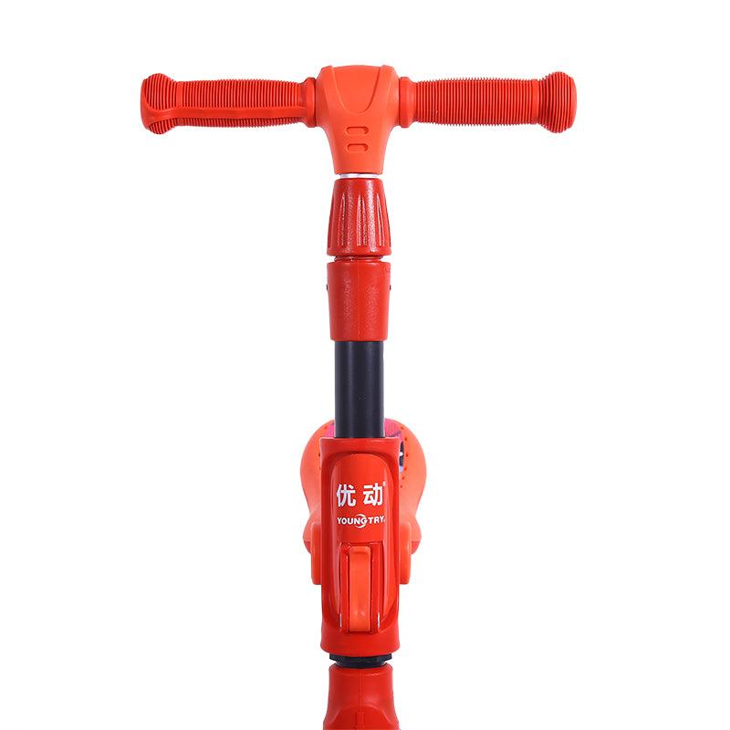 CURVEAR®️3 In 1 Kid Adjustable Kick Scooter Foldable Seat Flashing 3 wheels Step Scooters Children City Roller Skateboard Gifts For Kids