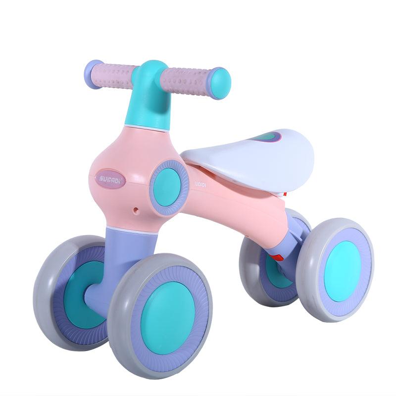 Curvear®️Children Balance Bike kids Scooter Baby Walker 1-2 Years Tricycle Bike Ride RED