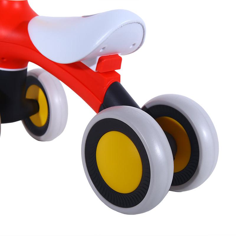 Curvear®️Children Balance Bike kids Scooter Baby Walker 1-2 Years Tricycle Bike Ride RED