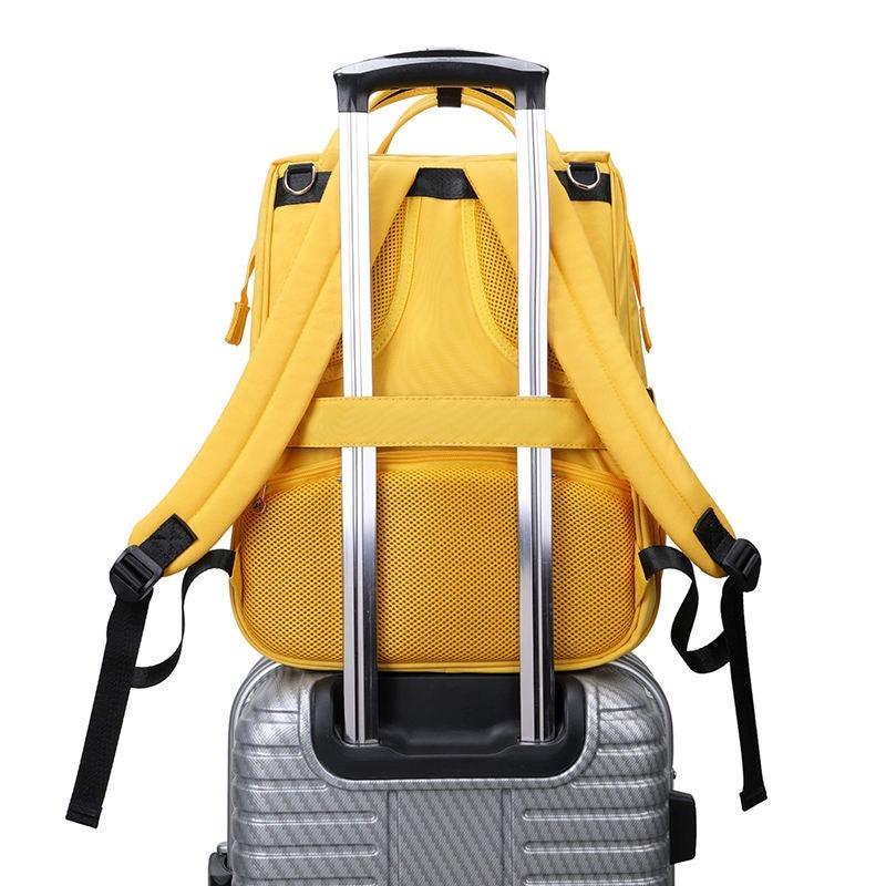 Curvear Diaper Bag The Ultimate Mother Bag for New Born Baby and Mothers Stylish Diaper Bags with Big Storage Capacity Make Diapering & Nursing Easy with Maternity Backpack- Deep Blue