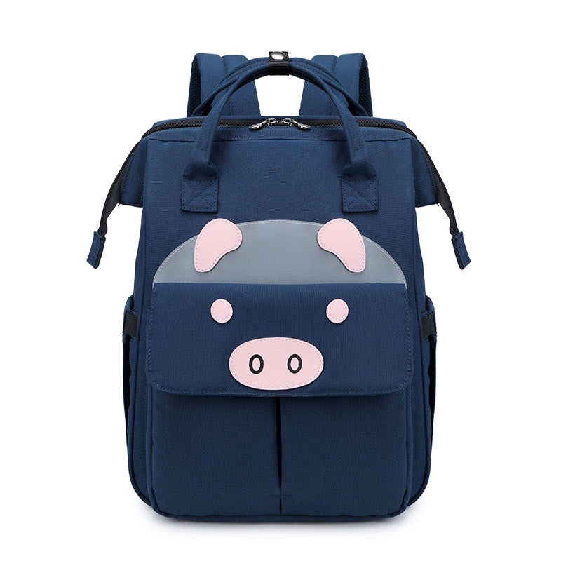 Cute Cartoon Duck Diaper Bag Backpack – Waterproof Baby Bag with Changing Compartments, Large Capacity & Insulated Pockets – Lightweight Travel Nappy Bag for Moms, Dads, Babies, Toddlers, Boys & Girls