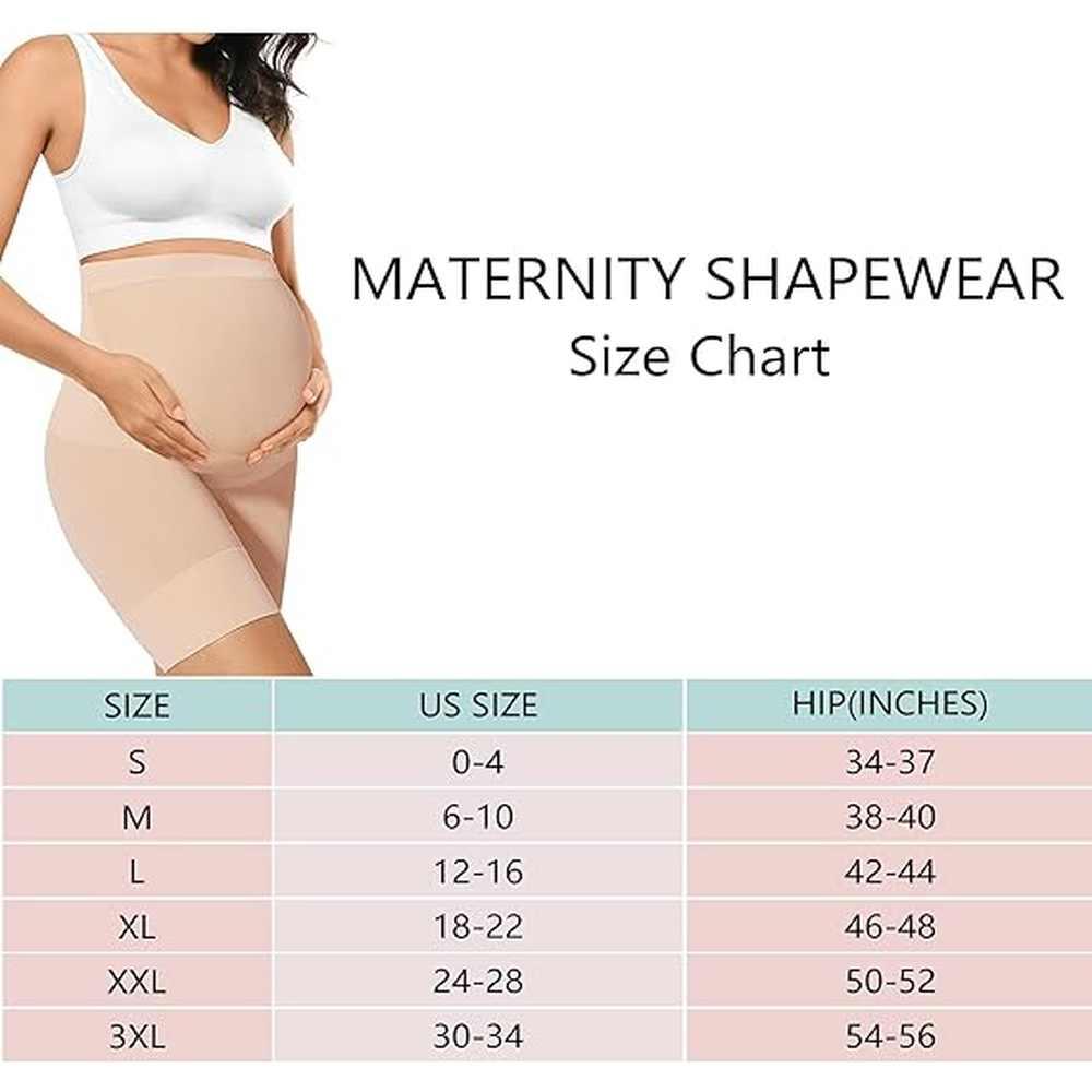 Curvear®️Women's Seamless Maternity Shapewear for Dresses Pregnancy Shorts Panties High Waist Mid-Thigh Underwear