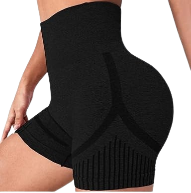 Curvear Women Workout Shorts Tummy Control Butt Lifting High Waist Short Leggings Athletic Gym Yoga Pants