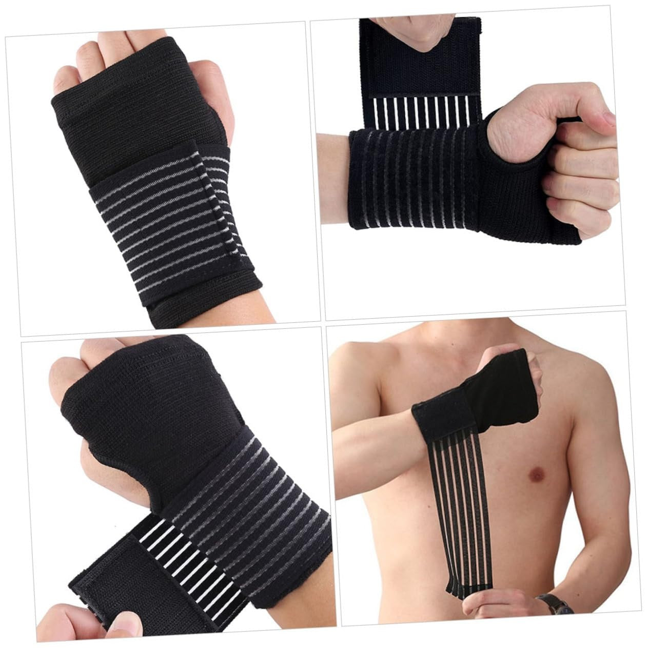 Curvear 2 Pcs Wrist Support Strap Wraps Braces Sleeves Hand Stretcher Lanyard Straps Wristbands Wrist Band Brackets Wrist Brace Wrist Rest Wrist Strap Yoga Wrist Support