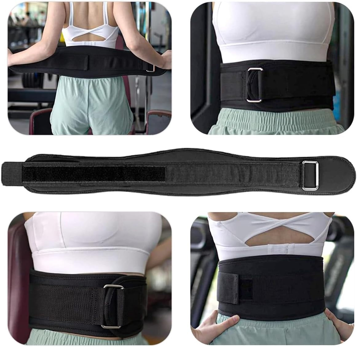 Curvear Bodybuilding Belt for Training, Gym, Crossfit, Squats, Lumbar Support Belt for Improved Performance and Injury Prevention