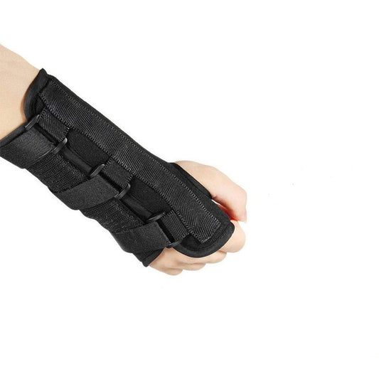 Curvear Carpal Tunnel Syndrome Wrist Fracture Support, Wrist Splint Fixation Splint, Wrist Fracture Fixation with Flat Bracelets, Support for Men and Women 1 Pair