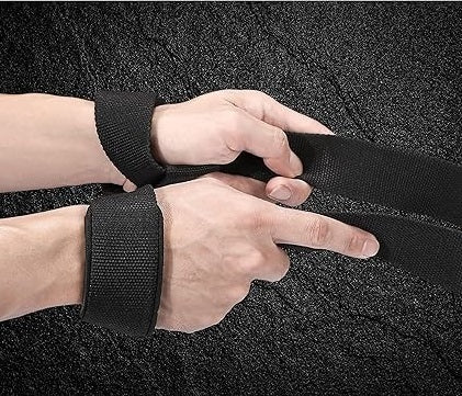 Curvear Lifting Straps, Wrist Straps for Weightlifting, Deadlift Straps, Weightlifting Straps with Wrist Padded for Deadlifting, Powerlifting, Bodybuilding, Strength Training