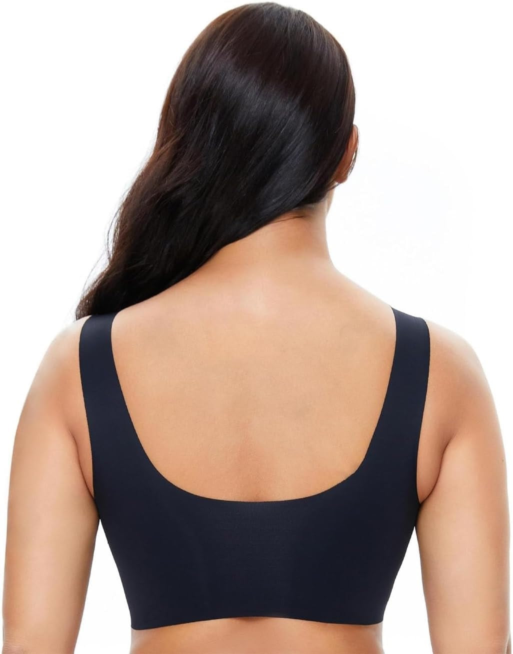 Curvear Light Support Wireless Bra, Seamless No-Line Ultra-Soft Leisure Bralette, for Sleep, Yoga and Everyday Use/Stretchy Back/Comfortable Design 2 Pack