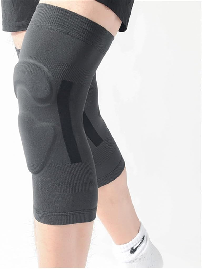 Curvear Knee Compression Brace with Patella Gel Pads for Workout & Arthritis Relief, ACL Support, 1 Pair