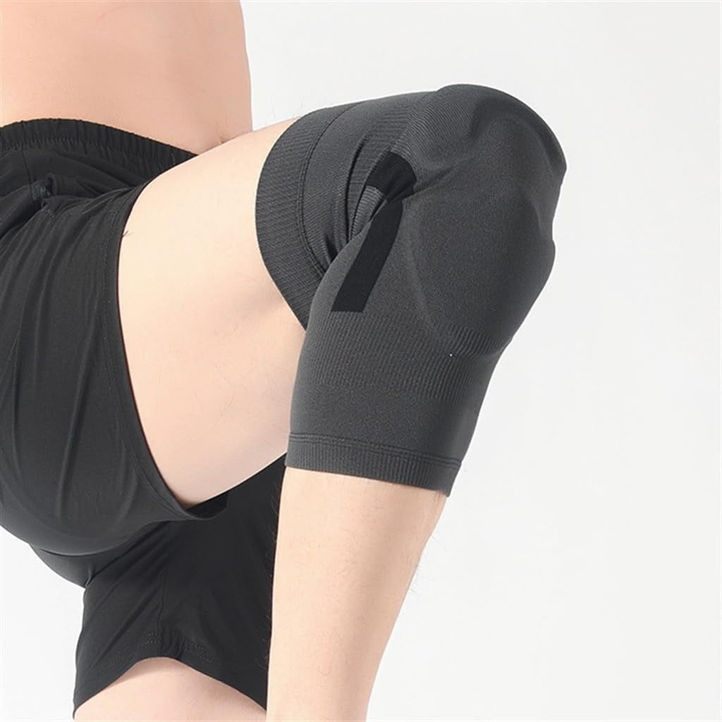 Curvear Knee Compression Brace with Patella Gel Pads for Workout & Arthritis Relief, ACL Support, 1 Pair