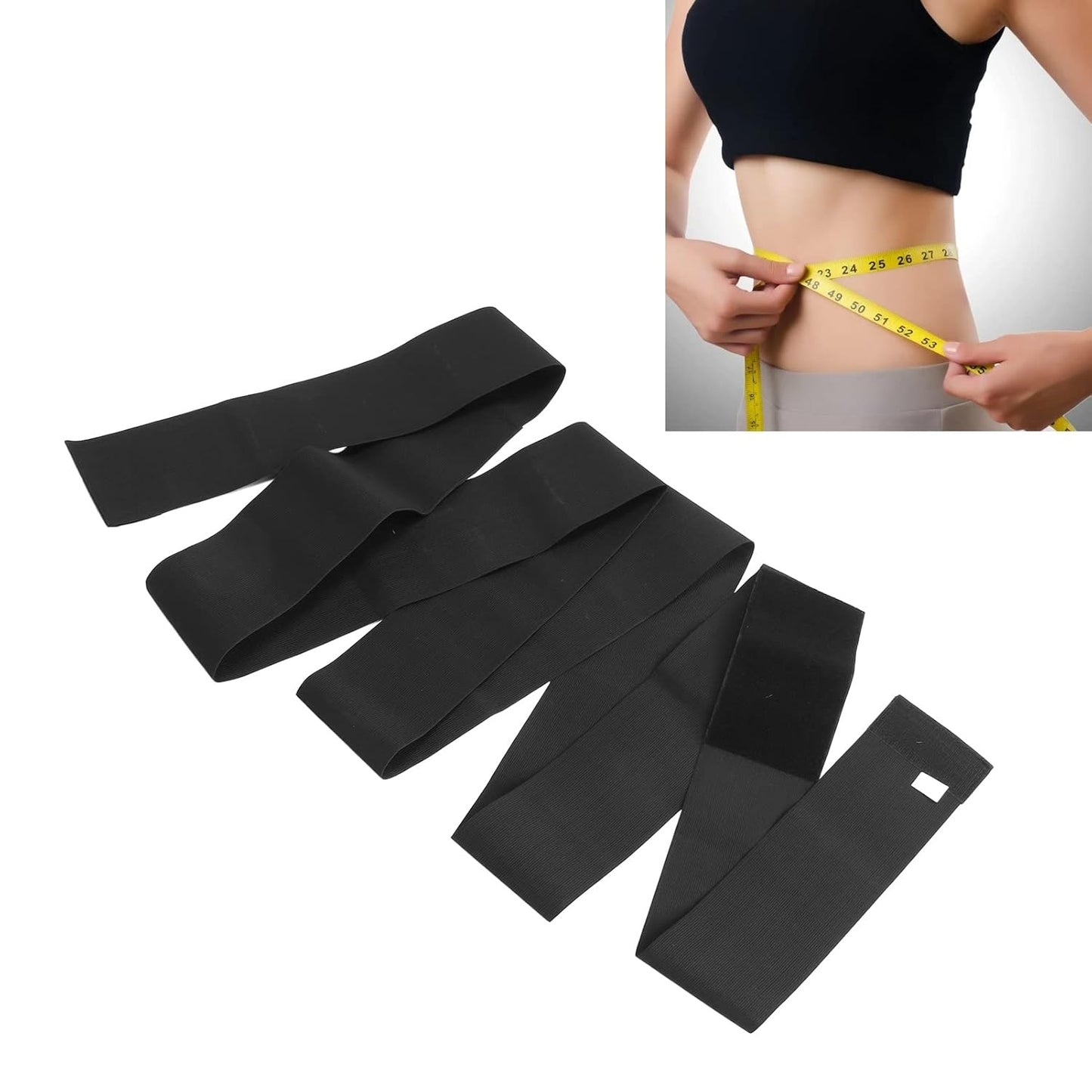 Curvear Abdominal Binder, Support Belt Comfortable Body Shaper Abdominal Belt Lower Back Pain Relief Waist Compression Wrap for Shape