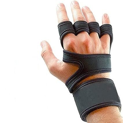 Curvear 1 Pair Wrist Support Workout for Fitness Bodybuilding Weightlifting Hand Gym Sports Gloves Protector Dumbbells