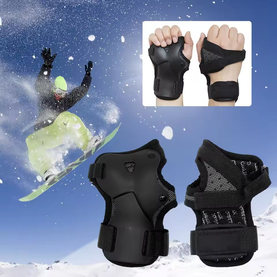 Curvear Comfortable Wrist Guard for Roller Skating and Skateboarding, Skiing Hypothesis Protection, Shock Absorption, Protective Gear