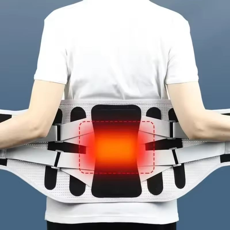Curvear Breathable Lower Back Brace Men Women Waist Support Belt Disc Herniation Orthopedic Lumbar Decompression Belt With Large Area