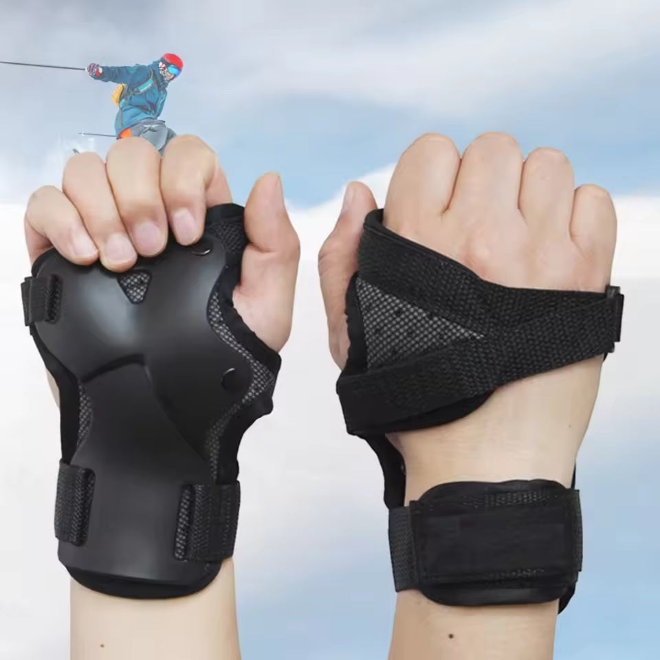 Curvear Comfortable Wrist Guard for Roller Skating and Skateboarding, Skiing Hypothesis Protection, Shock Absorption, Protective Gear