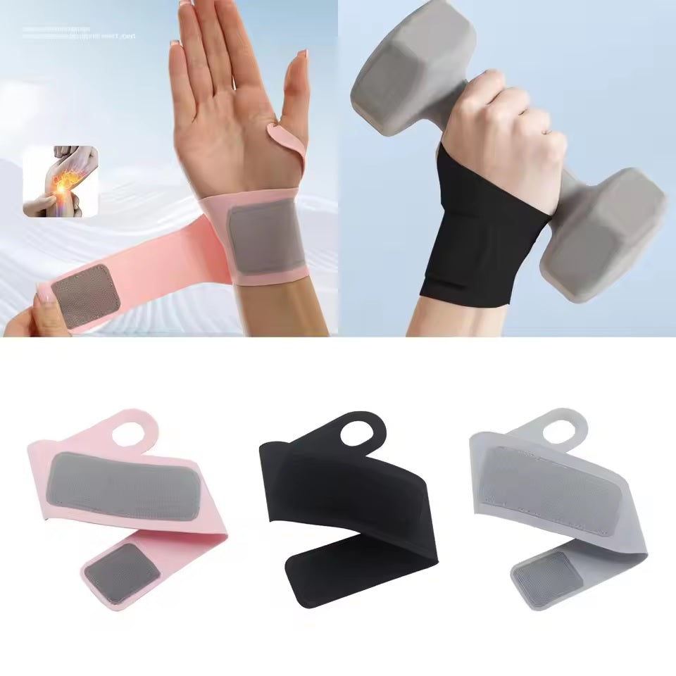 Curvear Lightweight & Discreet Wrist Brace: Optimal Support for Cycling & Volleyball 1 Pair
