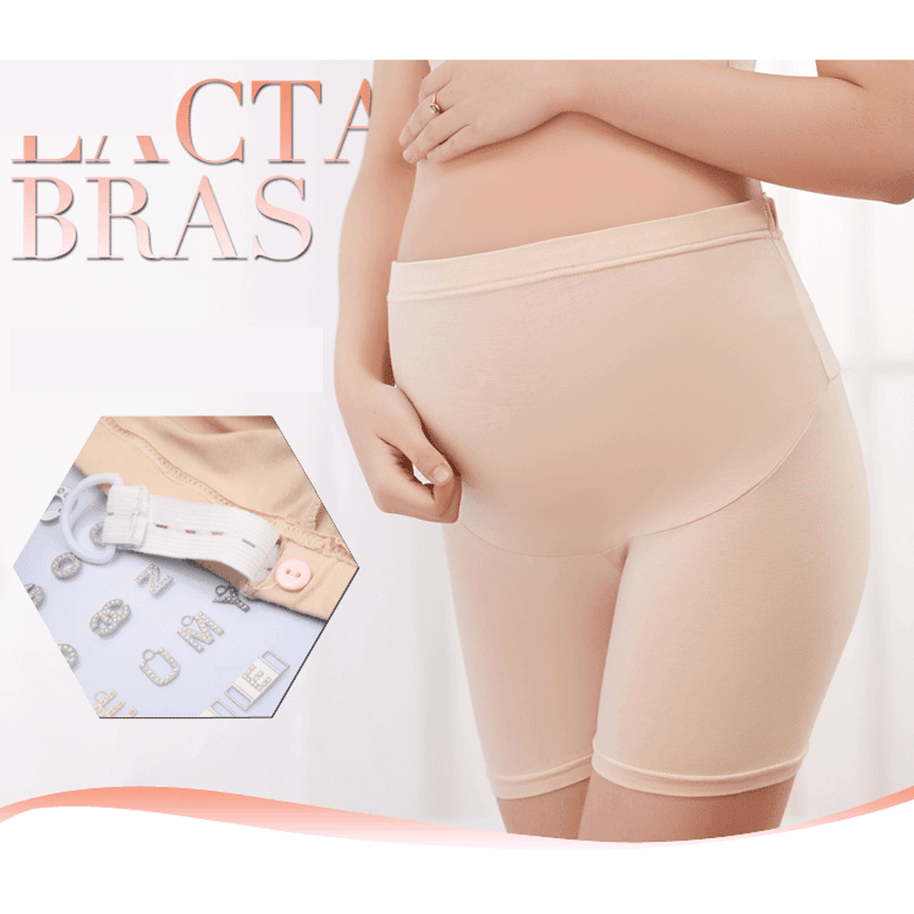 Curvear®️Women's Seamless Maternity Shapewear for Dresses Pregnancy Shorts Panties High Waist Mid-Thigh Underwear