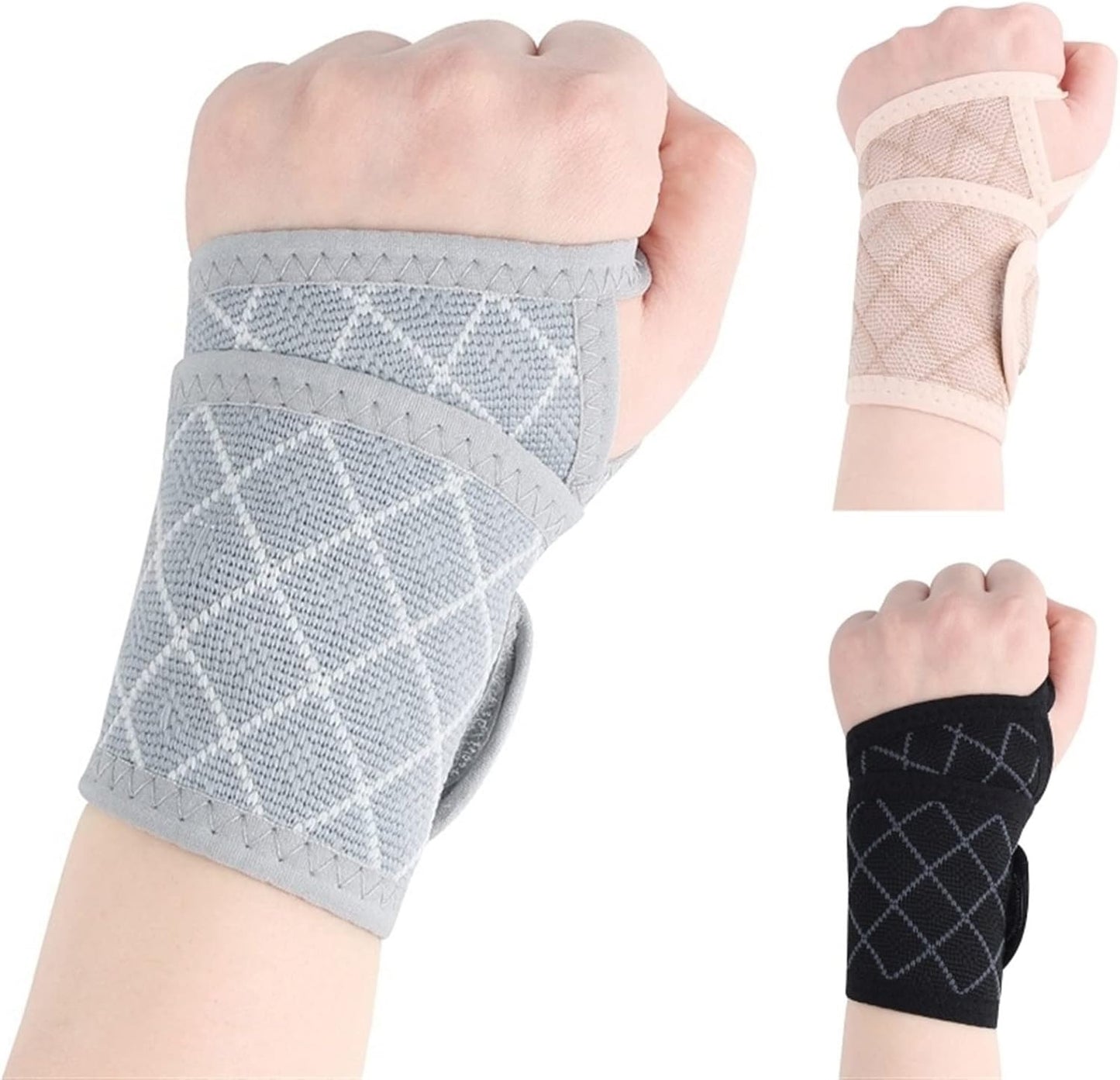 Curvear Wrist Compression Strap: Sport Support, Enhanced Comfort, Pain Relief & Stability