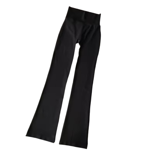 Curvear Women's Seamless Flare Leggings, Bell Bottom Yoga Pants, High Waist Fitness Pants, Elastic Assist Sports Pants