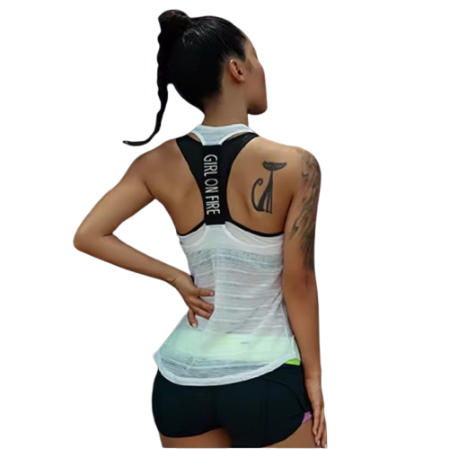 Curvear Women Sport tank Tops For Gym Vest Top Fitness Sleeveless T Shirt Sports Wear Yoga tank top Clothes Gym Vest Running workout