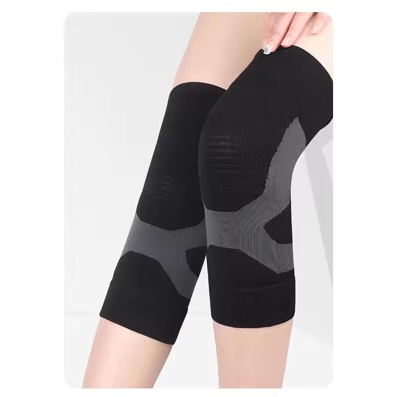Curvear Ultra Thin Compression Knee Sleeve for Arthritic Joints, Knee Support Brace, Sports Knee Pads Fitness Cycling Running Protector