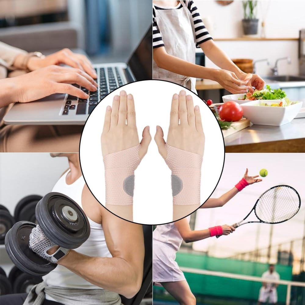 Curvear Athletic wristguards Sprain Thin Female Tendon Sheath Wrist Guard Wrist Joint Badminton Tennis Yoga Supplies 1 Pair