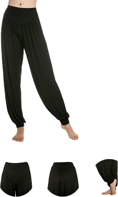 Curvear Super Soft Woman Modal Harem Pants Elastic Yoga Pants Dance Pants Sport Pants